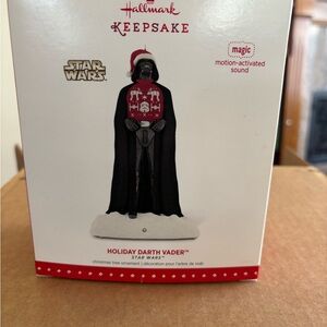 Hallmark Keepsake Holiday Darth Vader Ornament with Black and Red